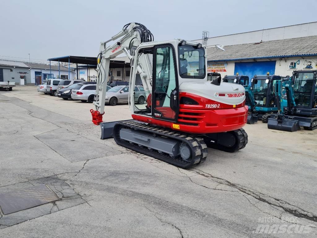 Takeuchi TB 290 CV حفارات وسط 7 طن - 12 طن