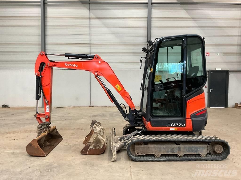 Kubota U 27-4 حفارات صغيرة أقل من 7 طن (حفارات صغيرة)