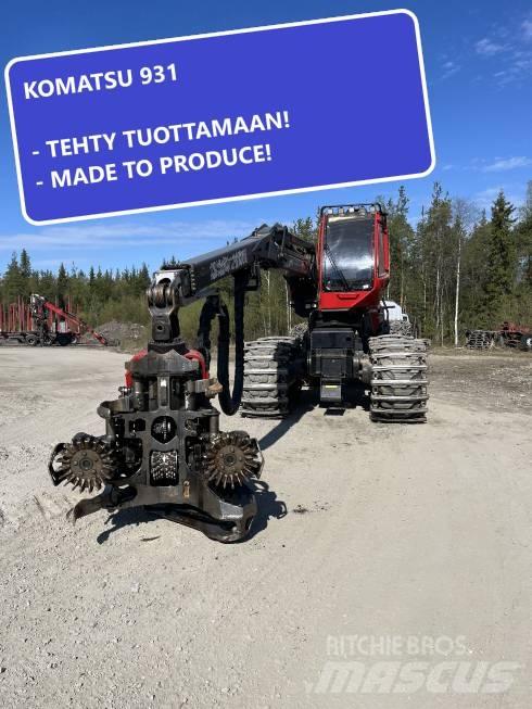 Komatsu 931 حصادات