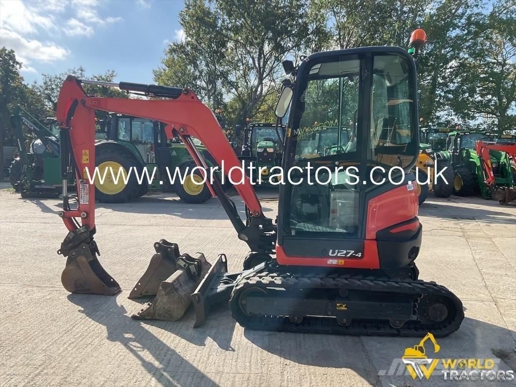 Kubota U 27-4 حفارات صغيرة أقل من 7 طن (حفارات صغيرة)