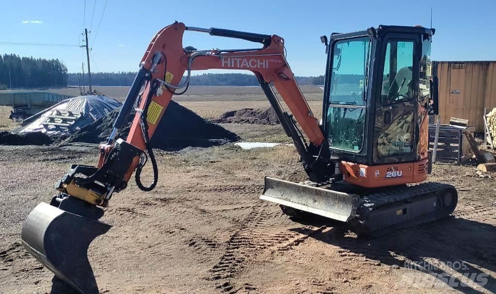 Hitachi Zaxis 26 U حفارات صغيرة أقل من 7 طن (حفارات صغيرة)