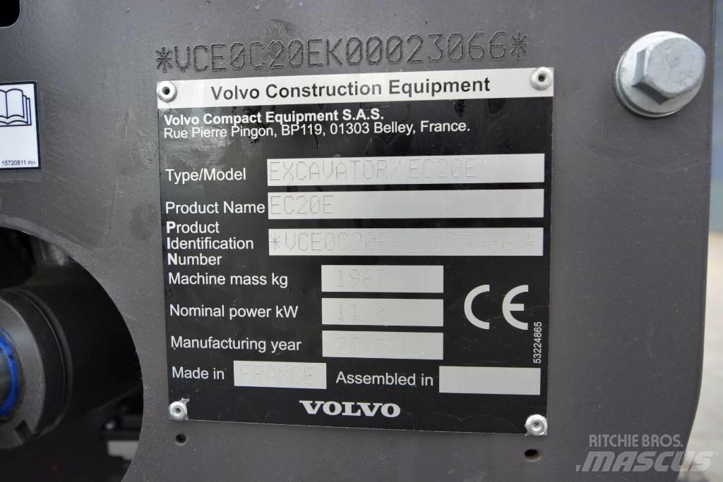 Volvo EC 20 E حفارات صغيرة أقل من 7 طن (حفارات صغيرة)