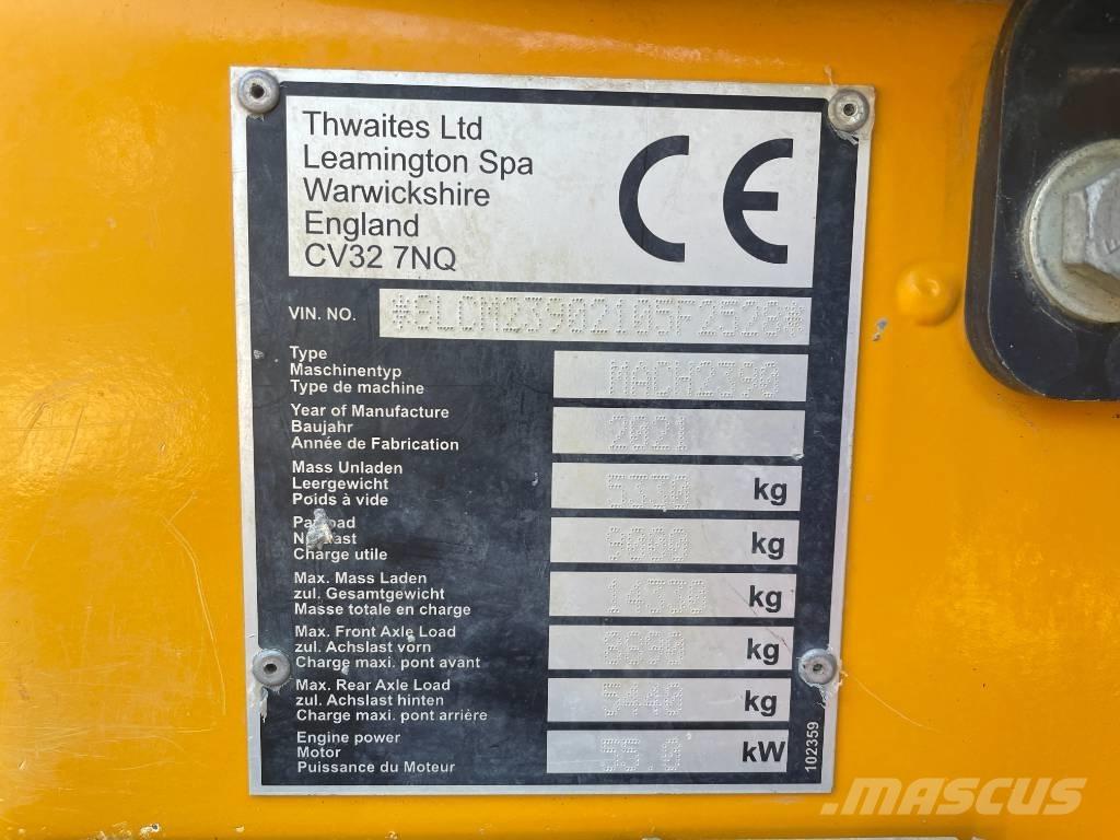Thwaites MACH 2390 عربات نقل قلابة للمواقع