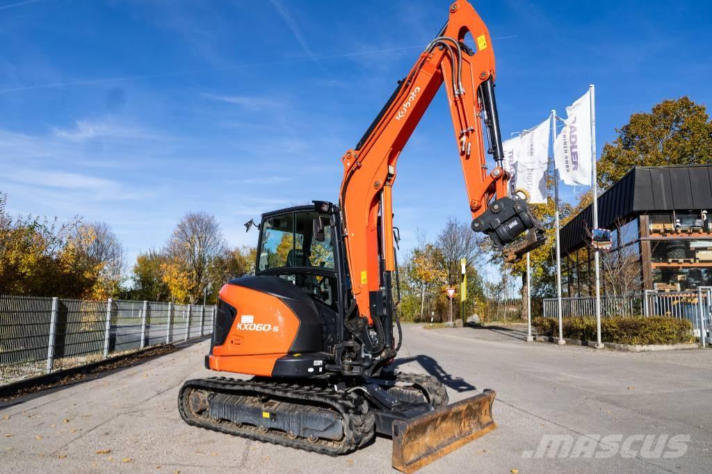 Kubota KX 060-5 حفارات صغيرة أقل من 7 طن (حفارات صغيرة)