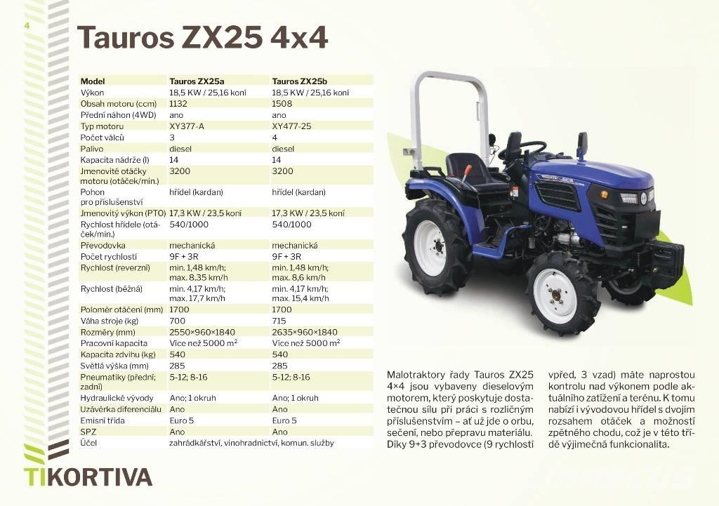  Tauros ZX25a,b جرارات مدمجة