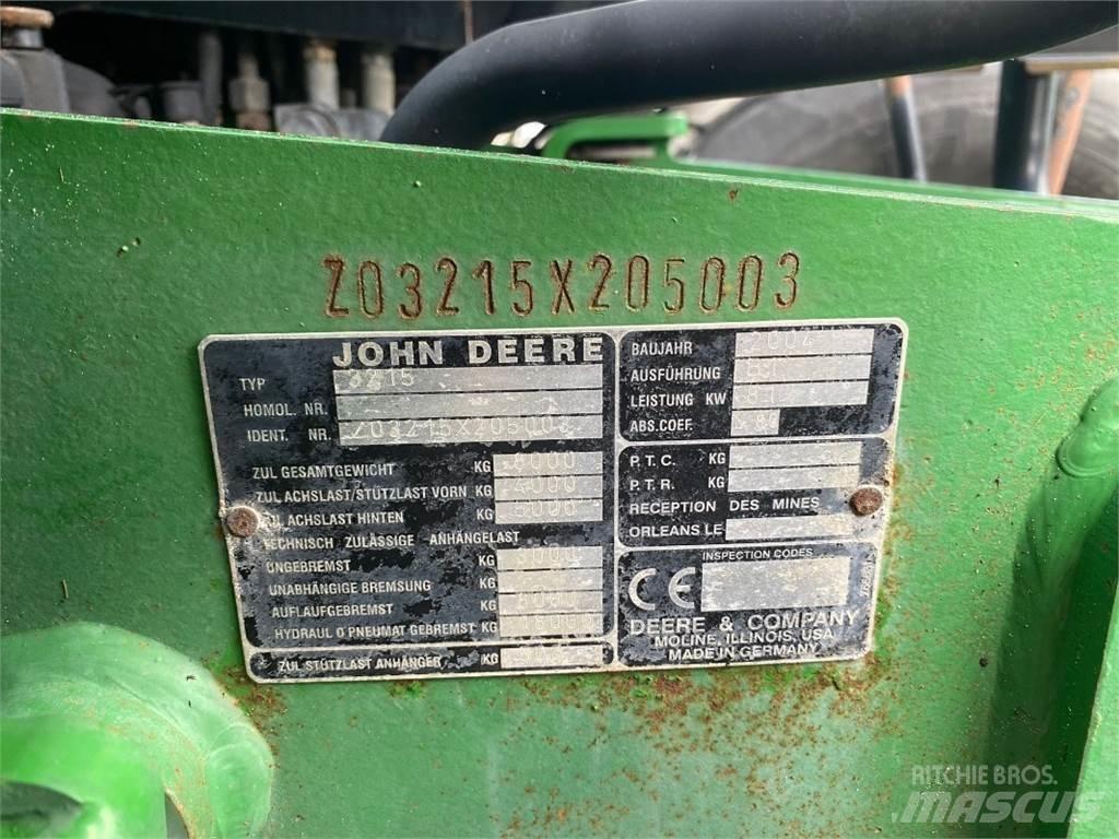 John Deere 3215 مناولات متداخلة