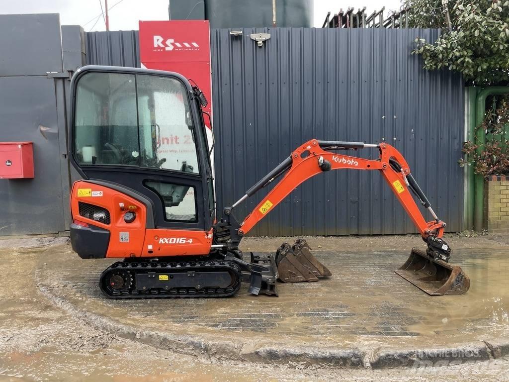 Kubota KX 016-4 حفارات صغيرة أقل من 7 طن (حفارات صغيرة)