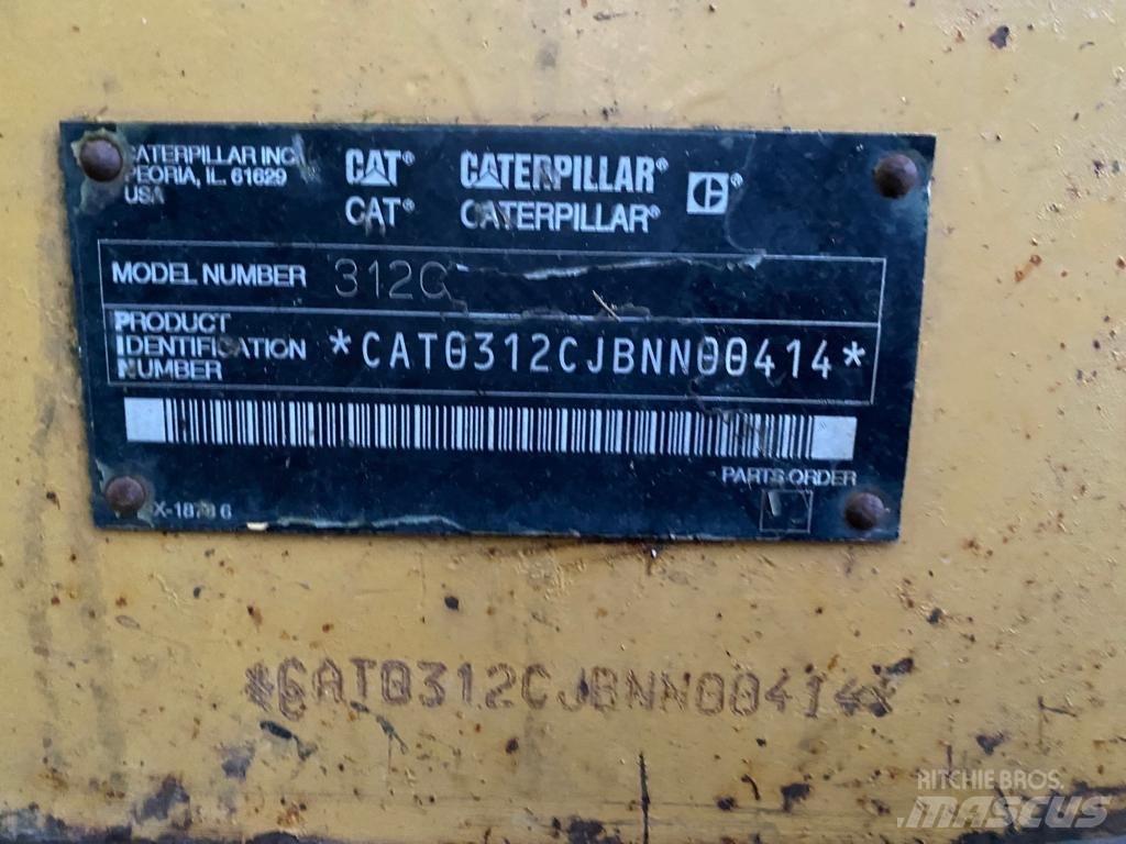 CAT 312 C L حفارات زحافة