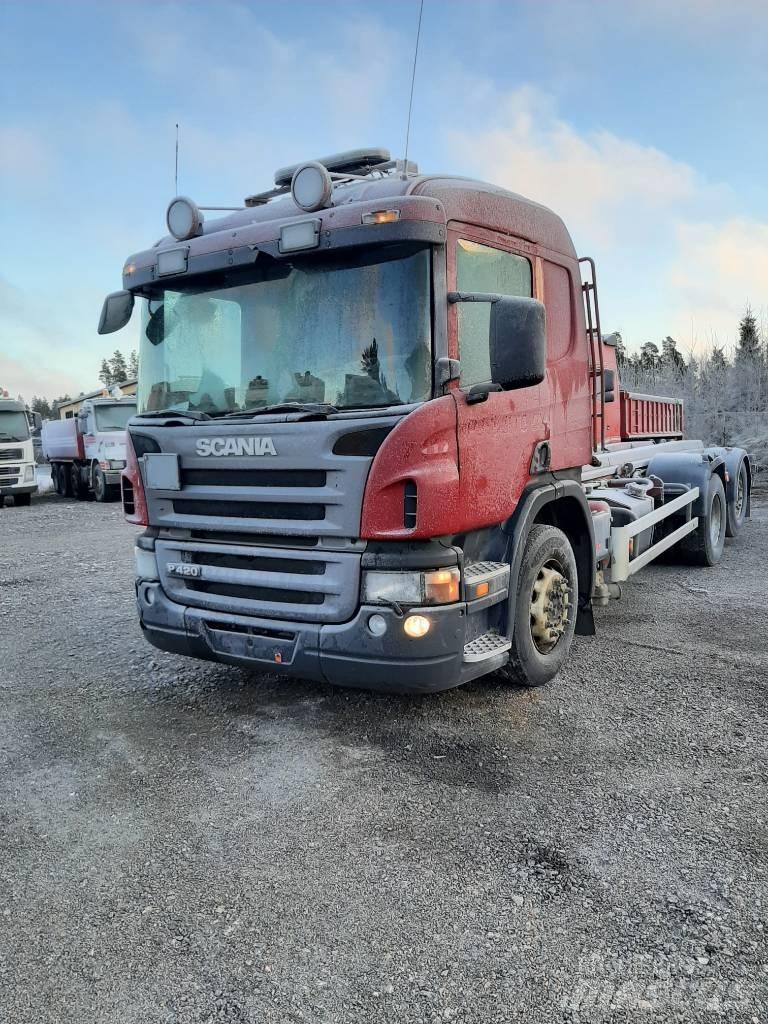 Scania P 420 شاحنات الحاويات