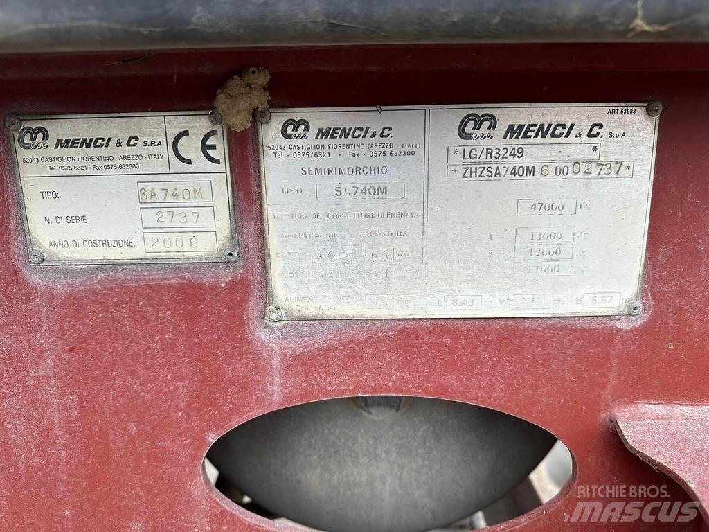 Menci SA 740 نصف مقطورات قلابة