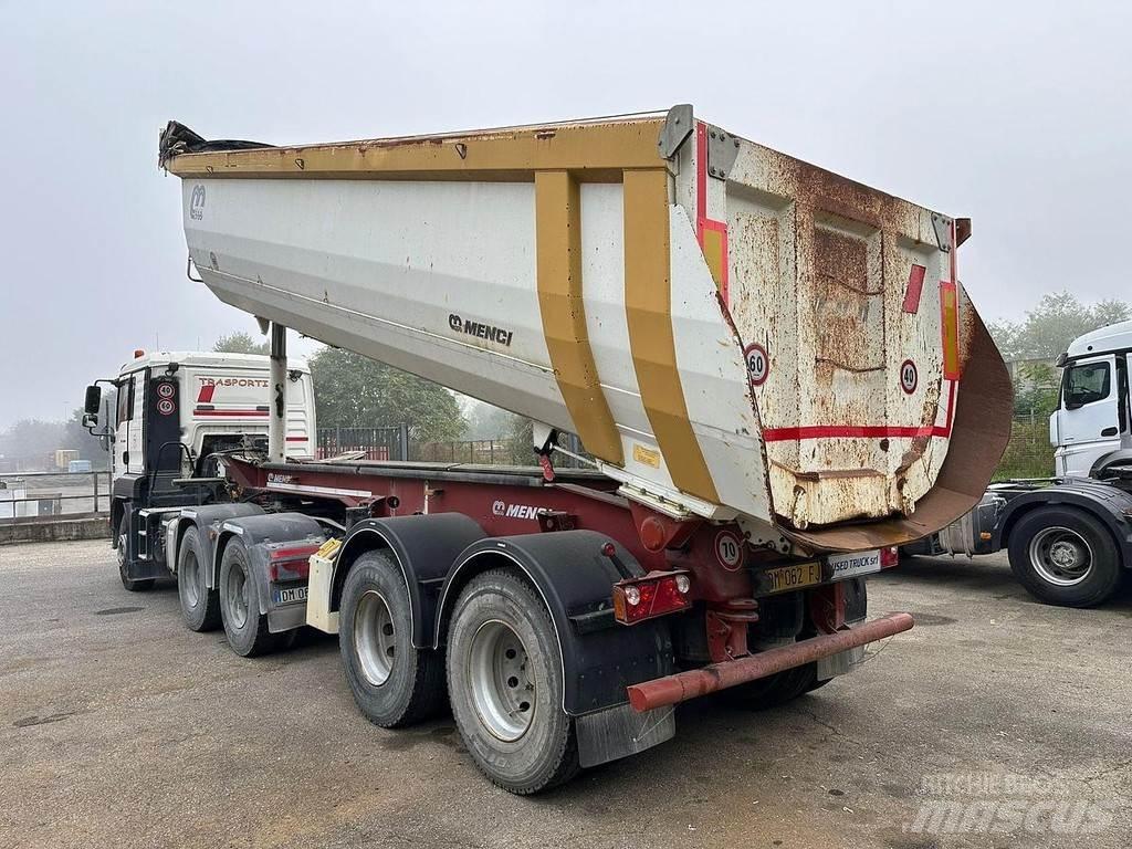 Menci SA 740 نصف مقطورات قلابة