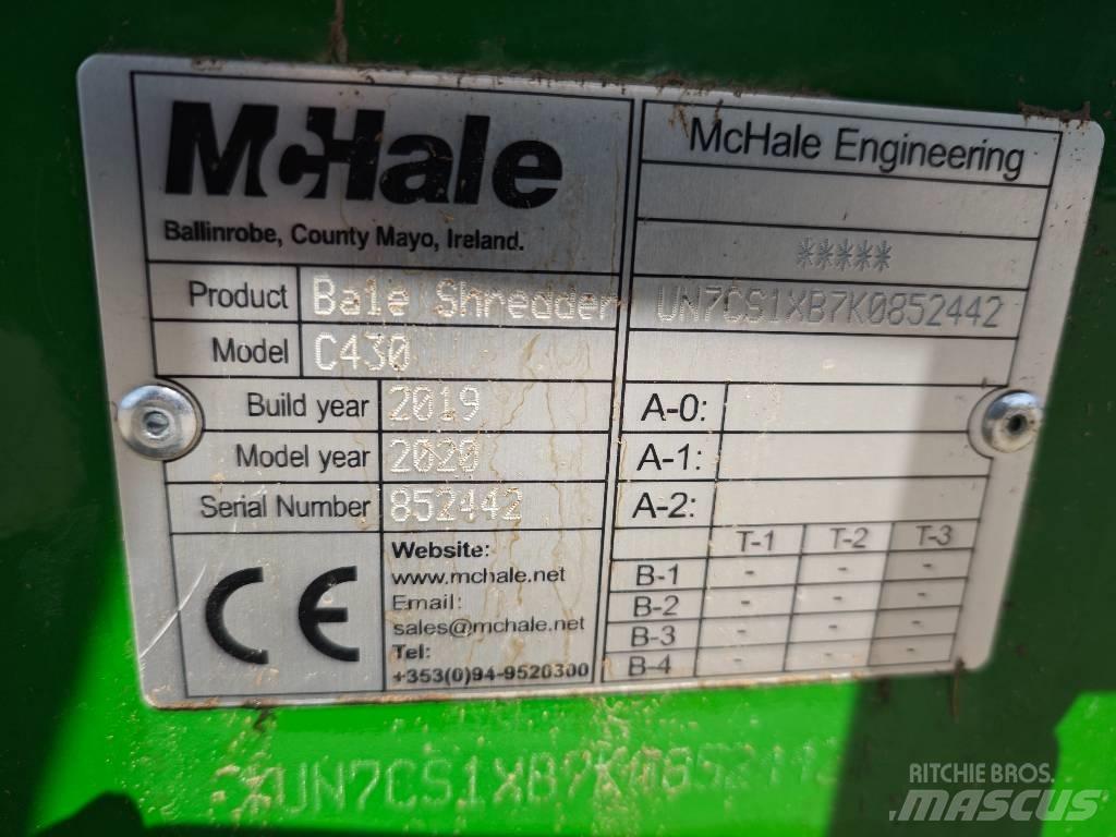 McHale C 430 آلات تمزيق الحزم وتقطيعها ونشرها