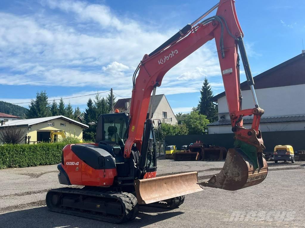 Kubota KX080 حفارات وسط 7 طن - 12 طن