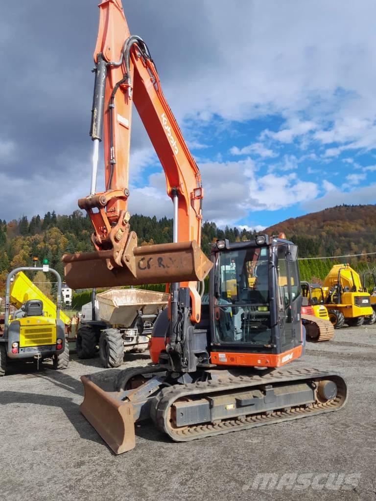 Kubota KX080 حفارات وسط 7 طن - 12 طن