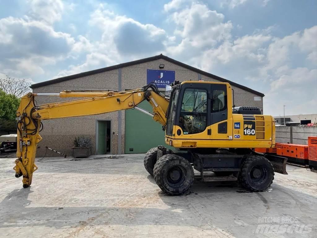 Komatsu PW160-8 حفارات بعجل