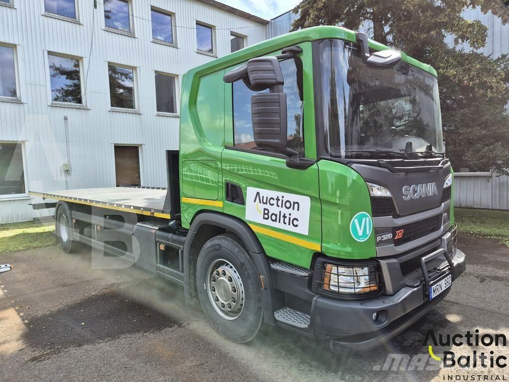 Scania P 320 شاحنات مسطحة/مفصلية الجوانب