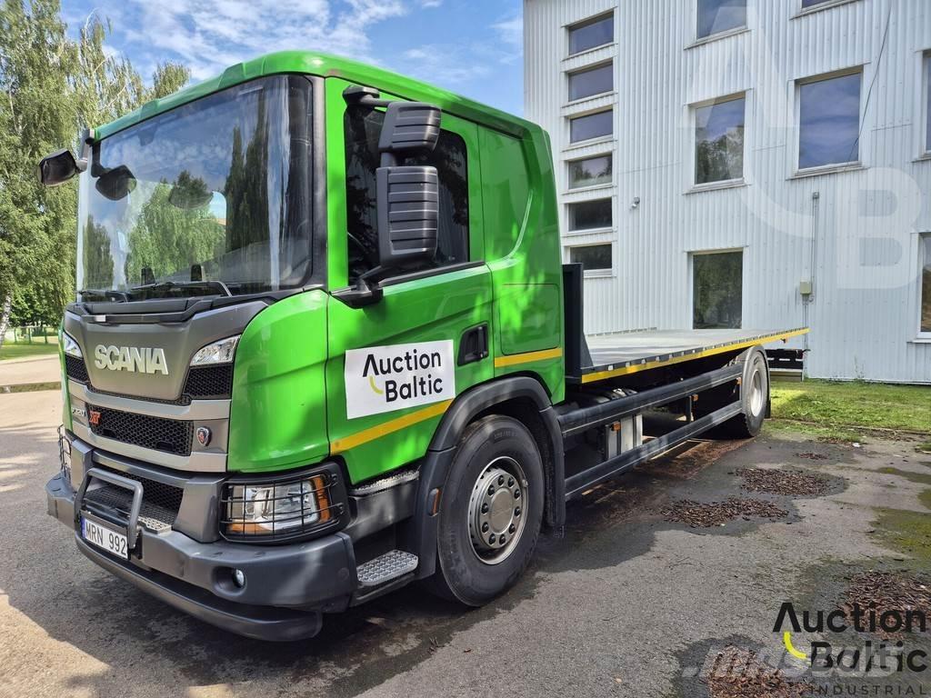 Scania P 320 شاحنات مسطحة/مفصلية الجوانب