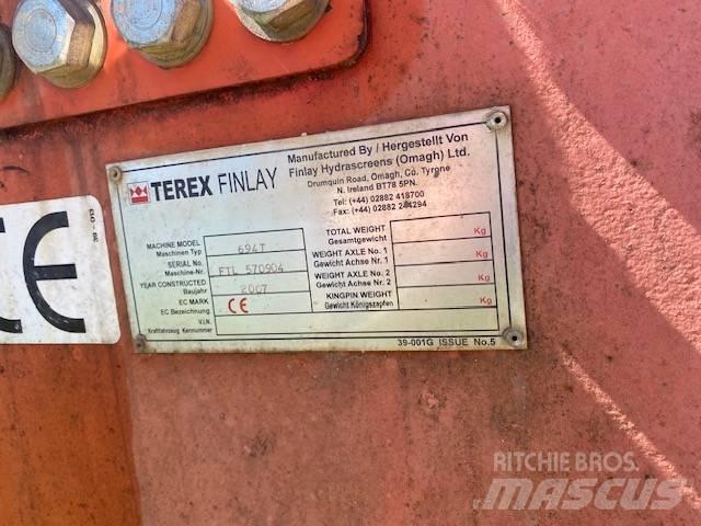 Terex Finlay 694T أجهزة فحص متنقلة