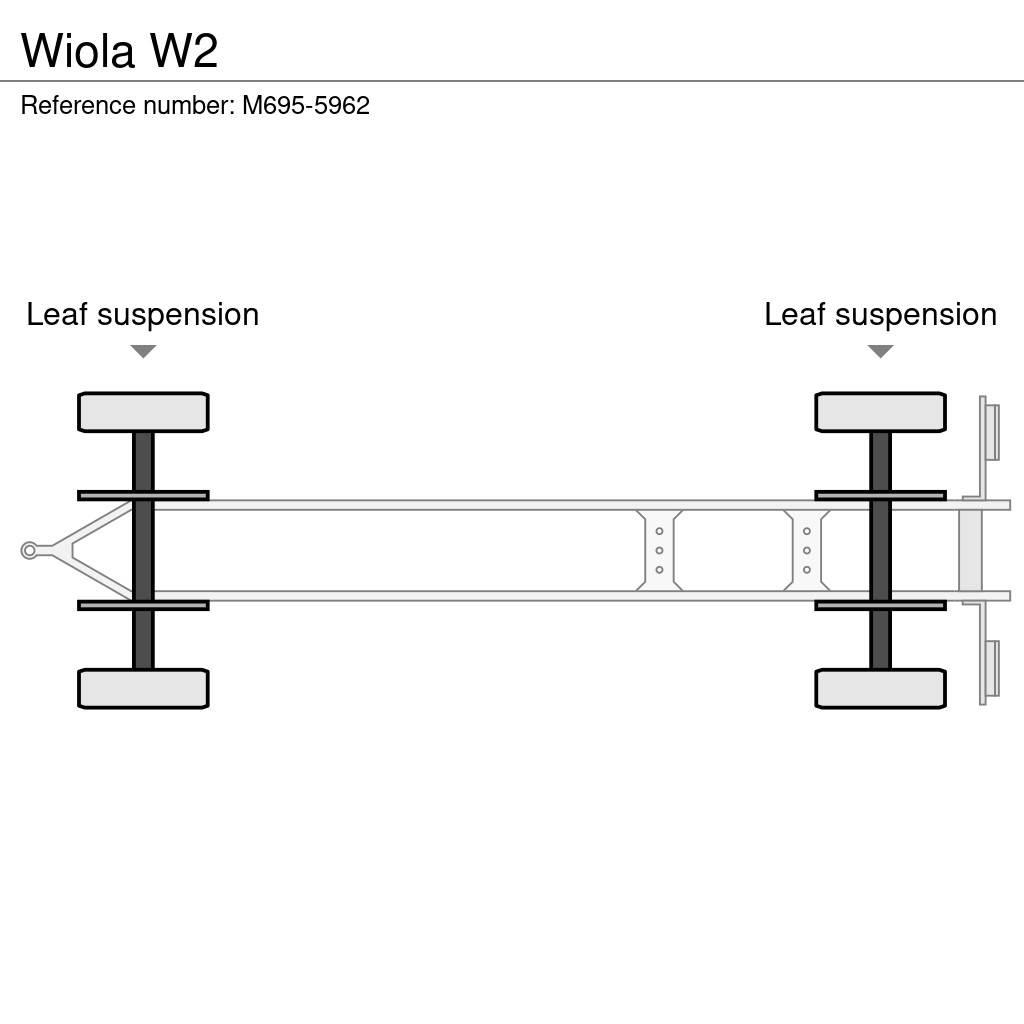 Wiola W2 مقطوروات مسطحة/مفصلية الجوانب