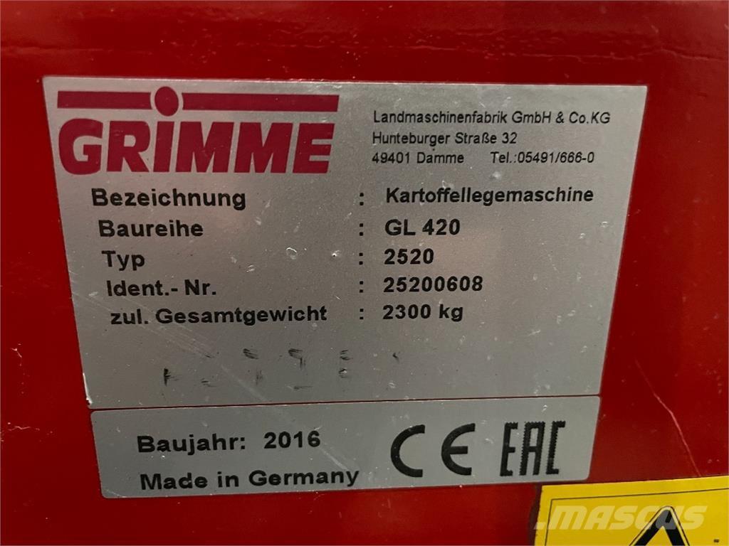Grimme GL 420 ماكينات زراعية - غير ذلك