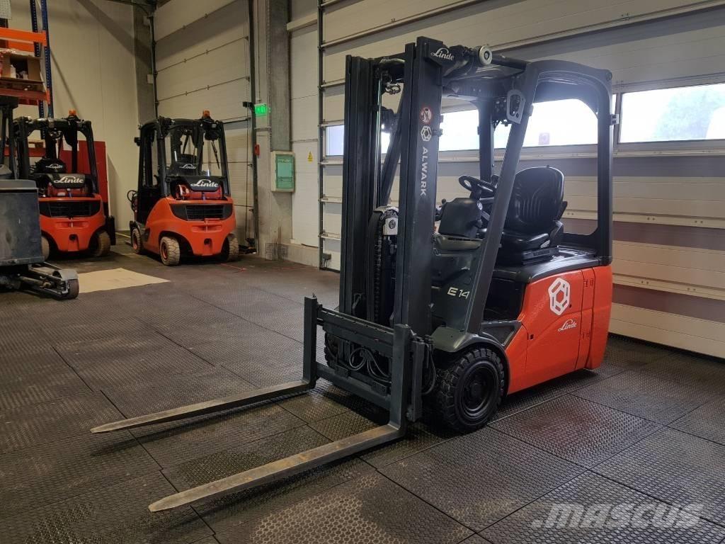 Linde E14 شاحنات ذات رافعات شوكية تعمل بالكهرباء