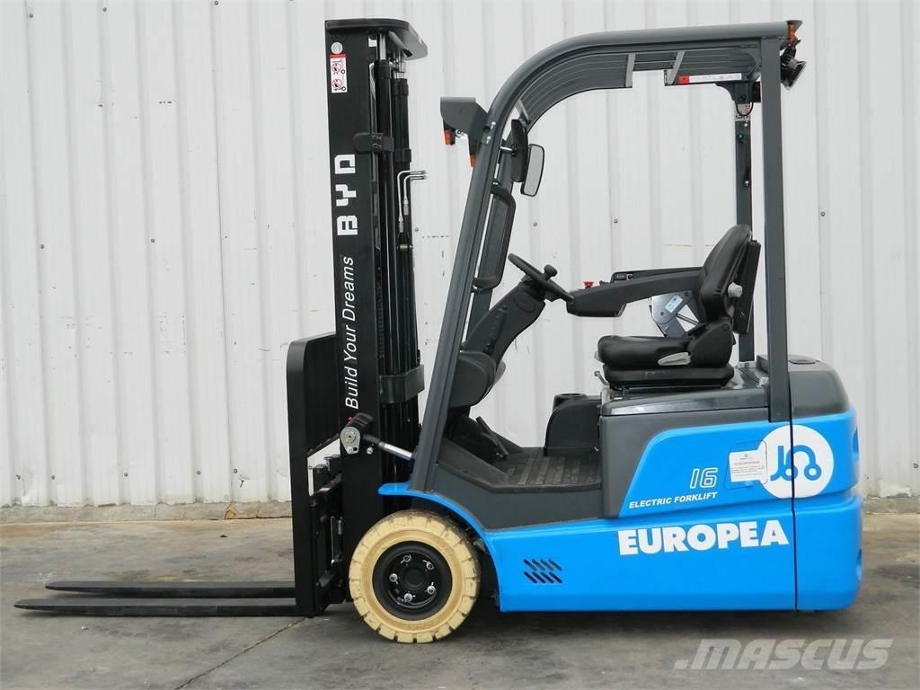 BYD ECB16C شاحنات ذات رافعات شوكية تعمل بالكهرباء