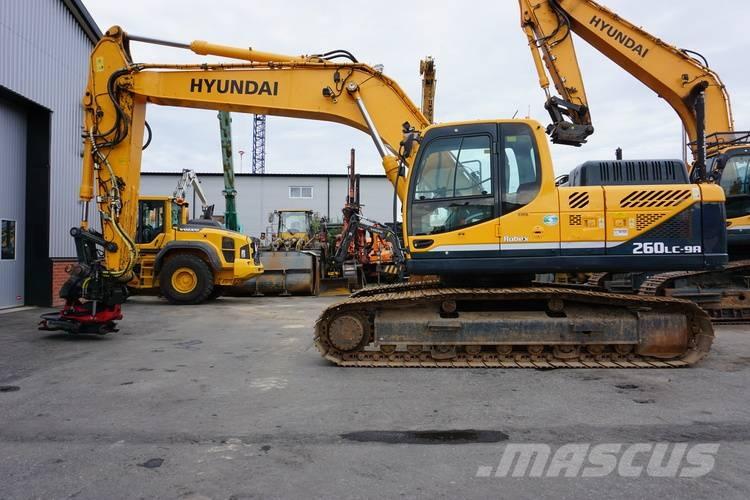 Hyundai R260LC-9A حفارات زحافة