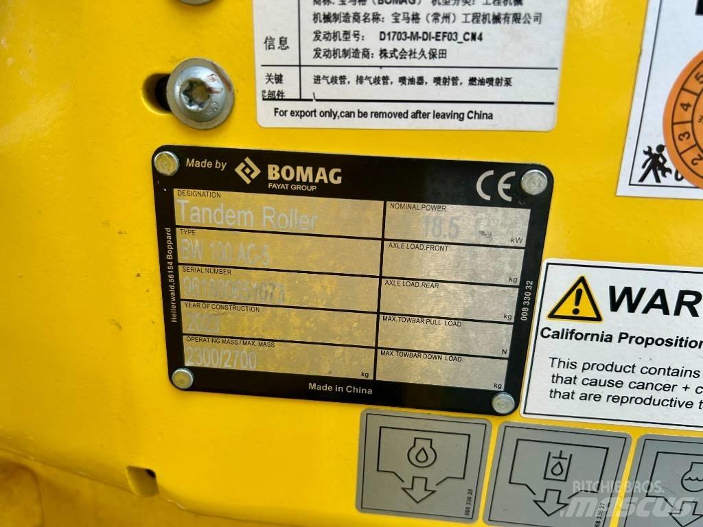 Bomag BW 100 AC-5 مداحل ثنائية الاسطوانة