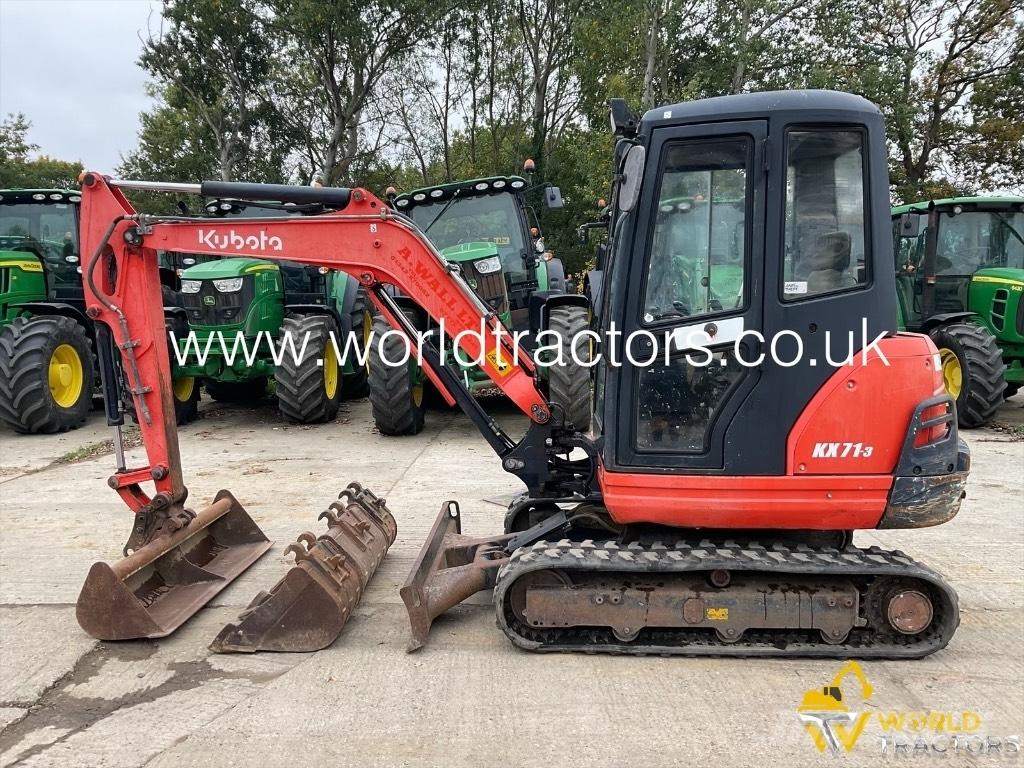 Kubota KX 71-3 حفارات صغيرة أقل من 7 طن (حفارات صغيرة)