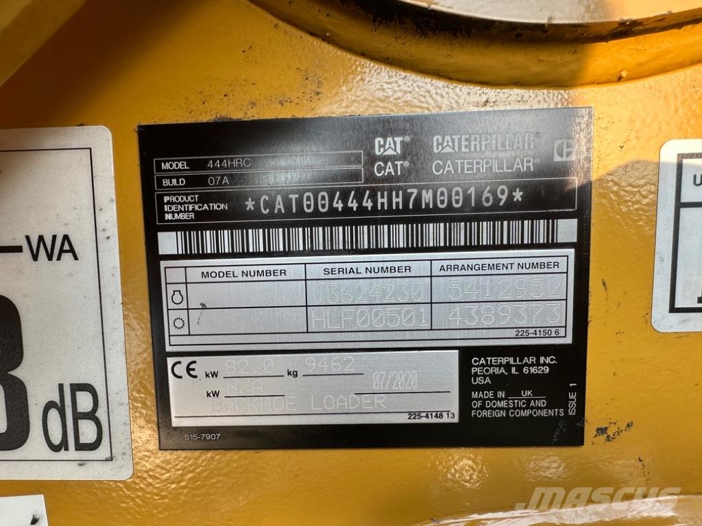 CAT 444 لوادر ذات جرافات عكسية