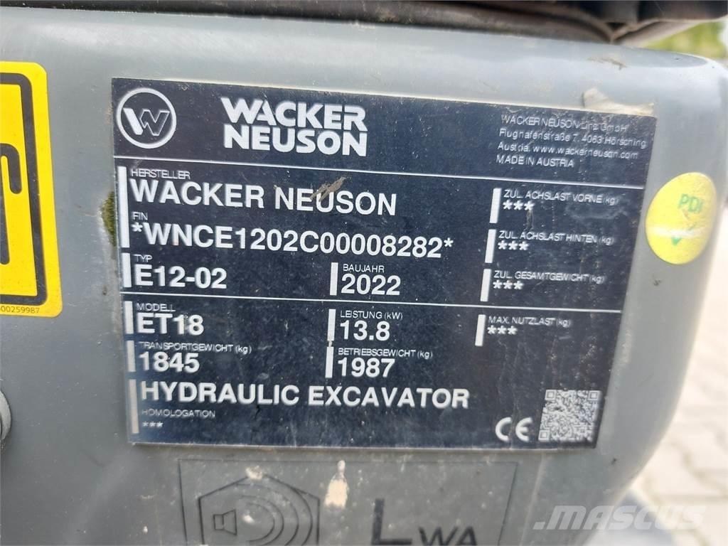Wacker Neuson ET18 حفارات زحافة