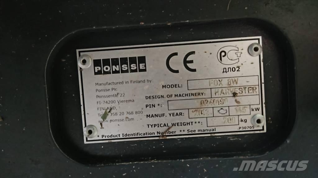 Ponsse Fox حصادات