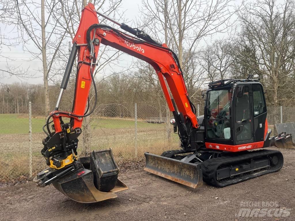 Kubota KX 080-4 حفارات وسط 7 طن - 12 طن