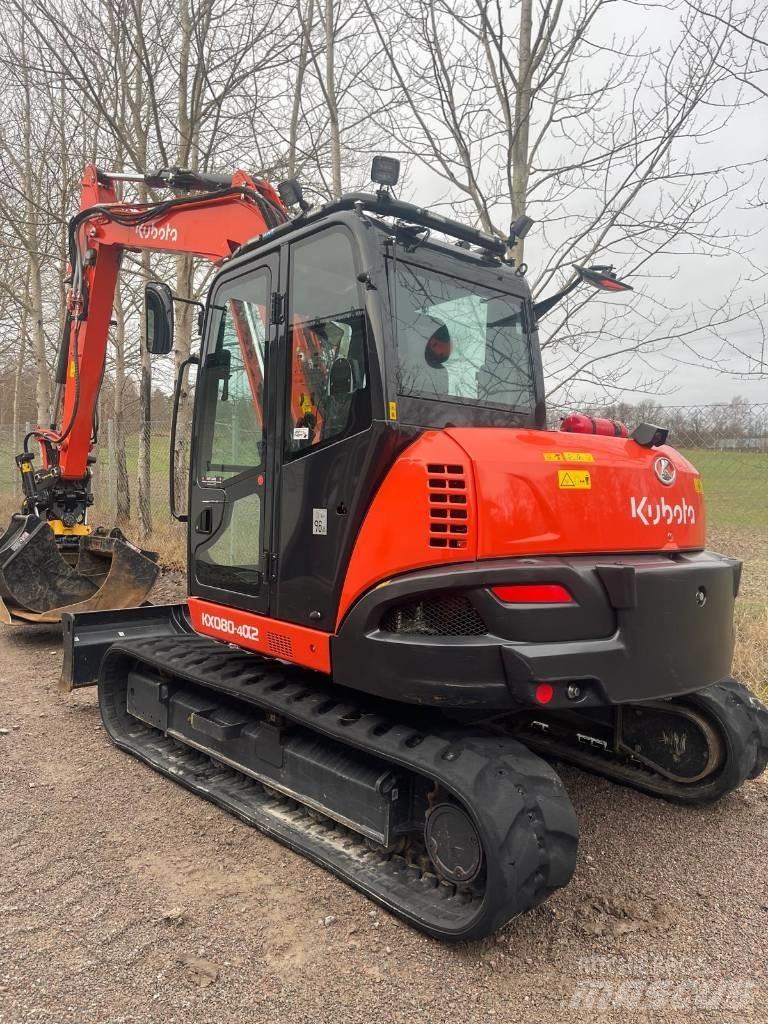 Kubota KX 080-4 حفارات وسط 7 طن - 12 طن