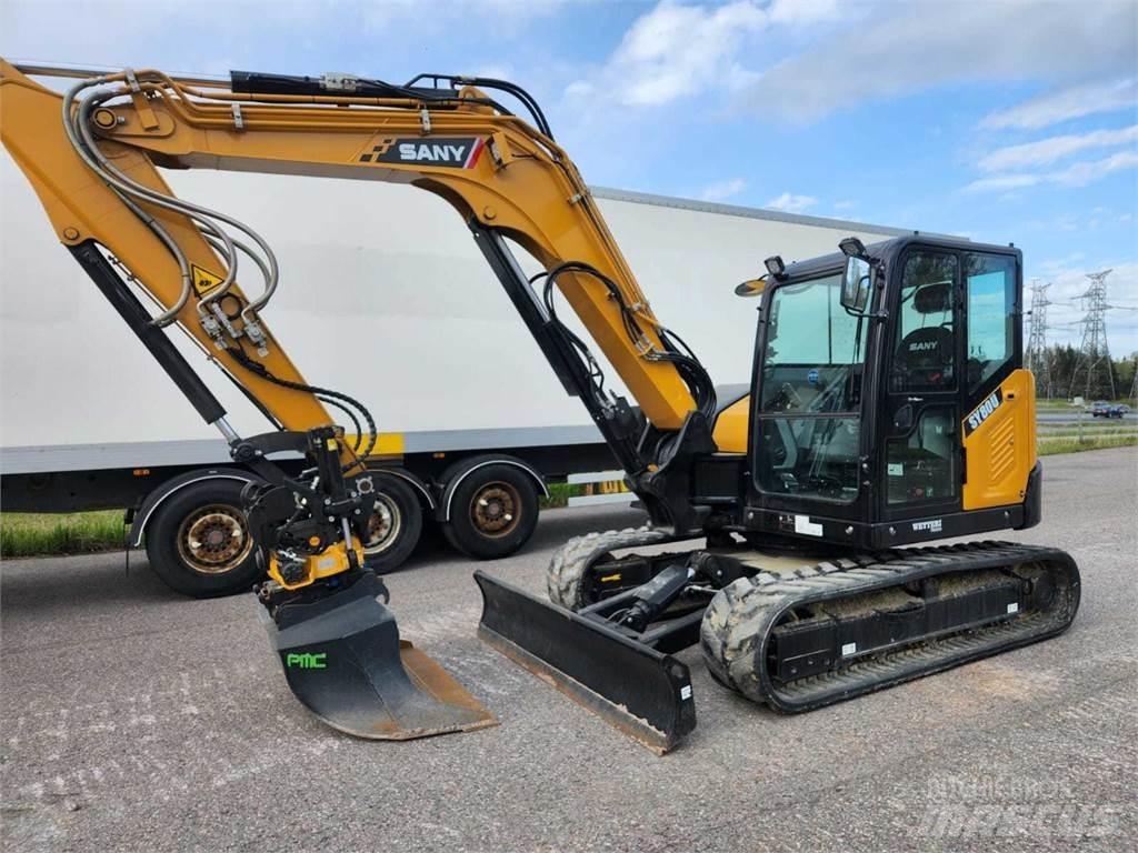 Sany SY80U حفارات وسط 7 طن - 12 طن