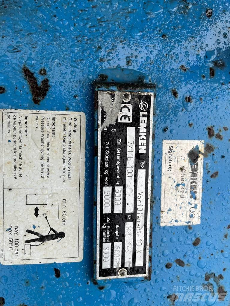 Lemken Diamant 10 X محاريث عكسية