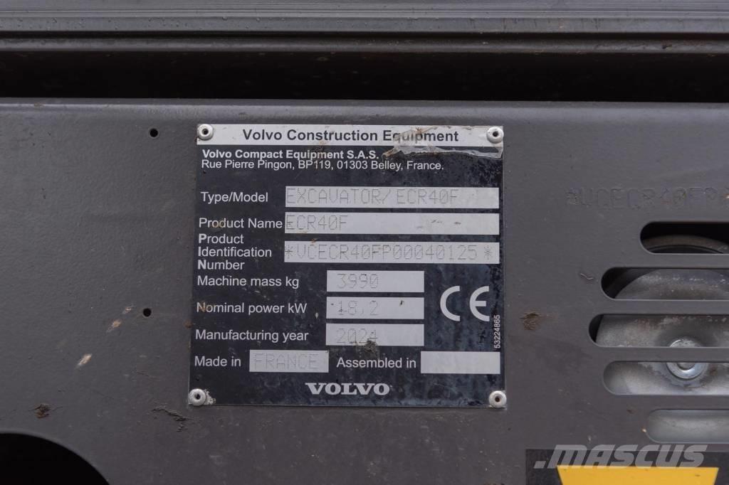 Volvo ECR 40 F حفارات زحافة