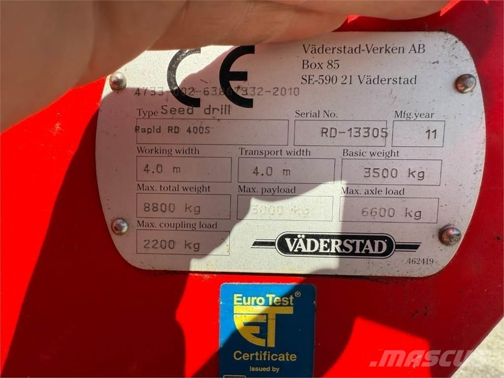 Väderstad RD400S مثاقيب