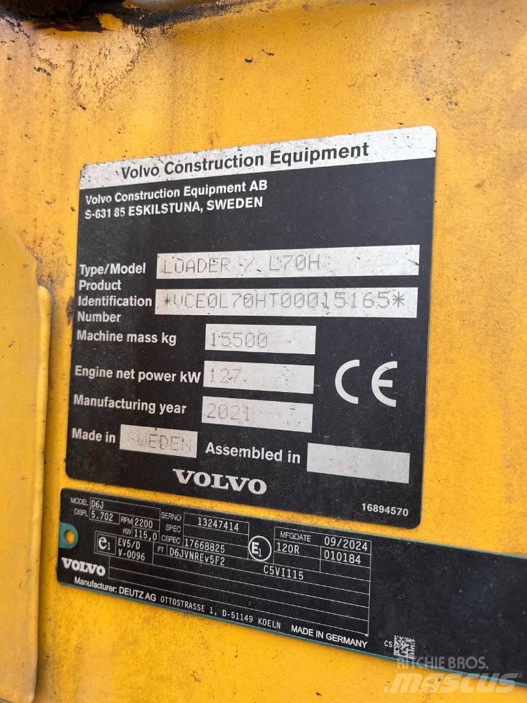 Volvo L 70 H لوادر بعجل