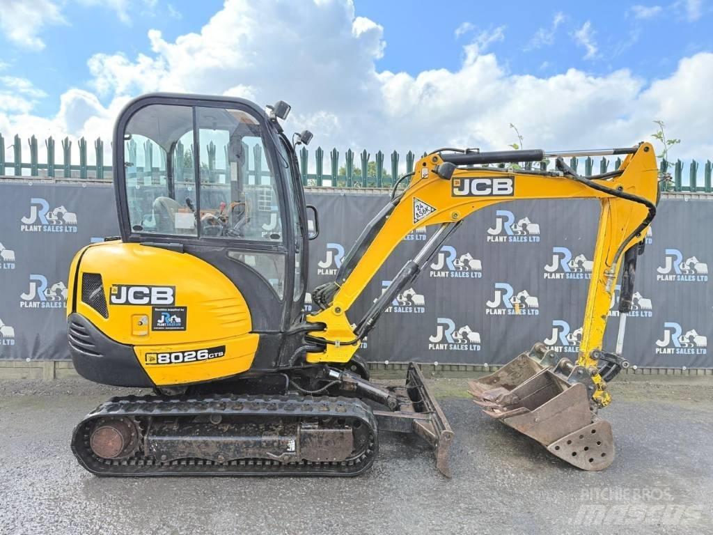 JCB 8026 CTS حفارات صغيرة أقل من 7 طن (حفارات صغيرة)