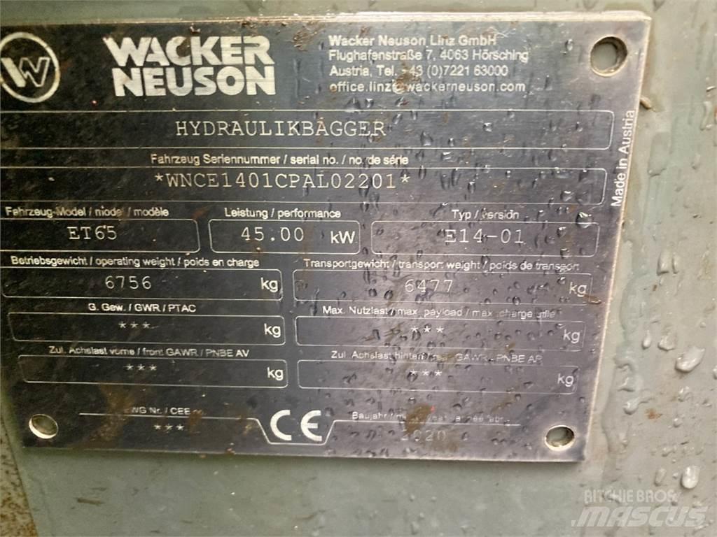 Wacker Neuson ET65 حفارات صغيرة أقل من 7 طن (حفارات صغيرة)