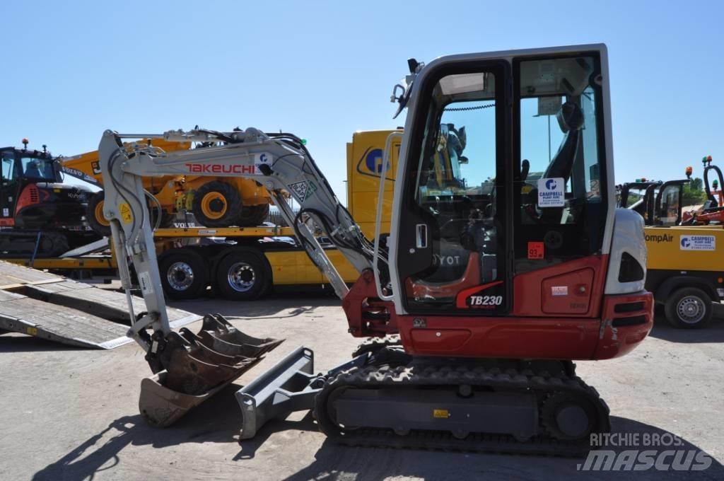 Takeuchi TB 230 حفارات صغيرة أقل من 7 طن (حفارات صغيرة)