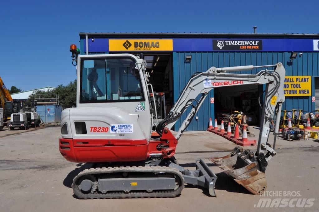 Takeuchi TB 230 حفارات صغيرة أقل من 7 طن (حفارات صغيرة)
