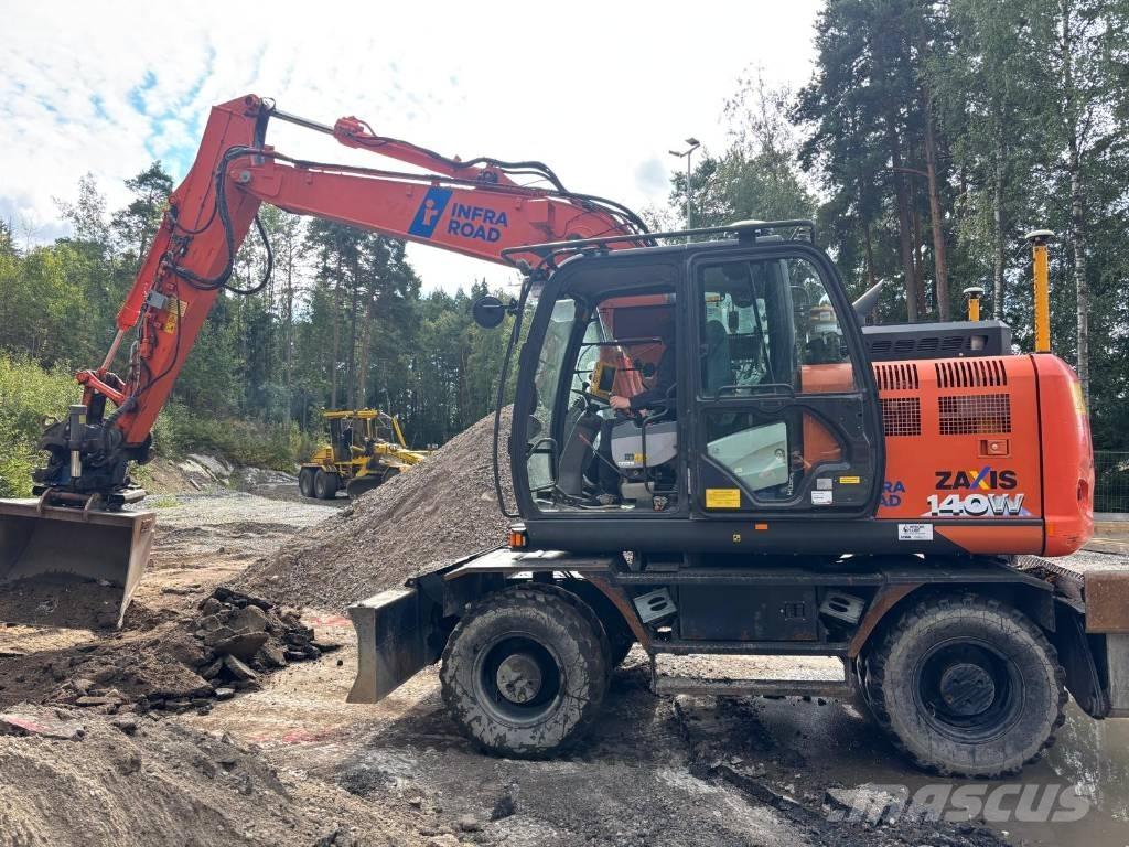 Hitachi ZX 140 W-6 حفارات بعجل