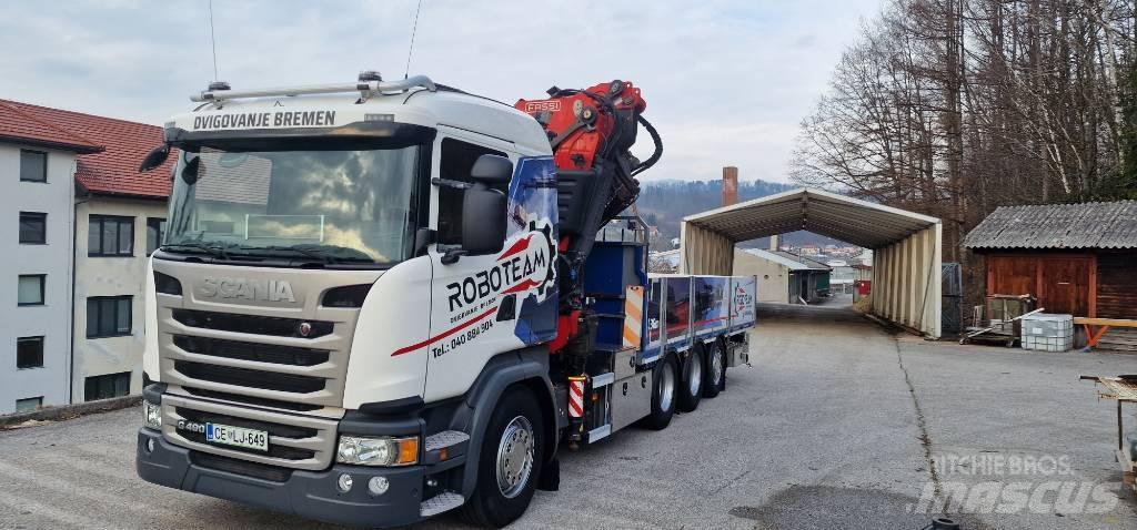 Scania G 490 شاحنات الرافعات
