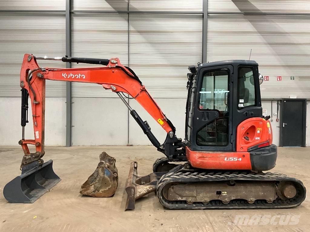 Kubota U 55-4 حفارات صغيرة أقل من 7 طن (حفارات صغيرة)