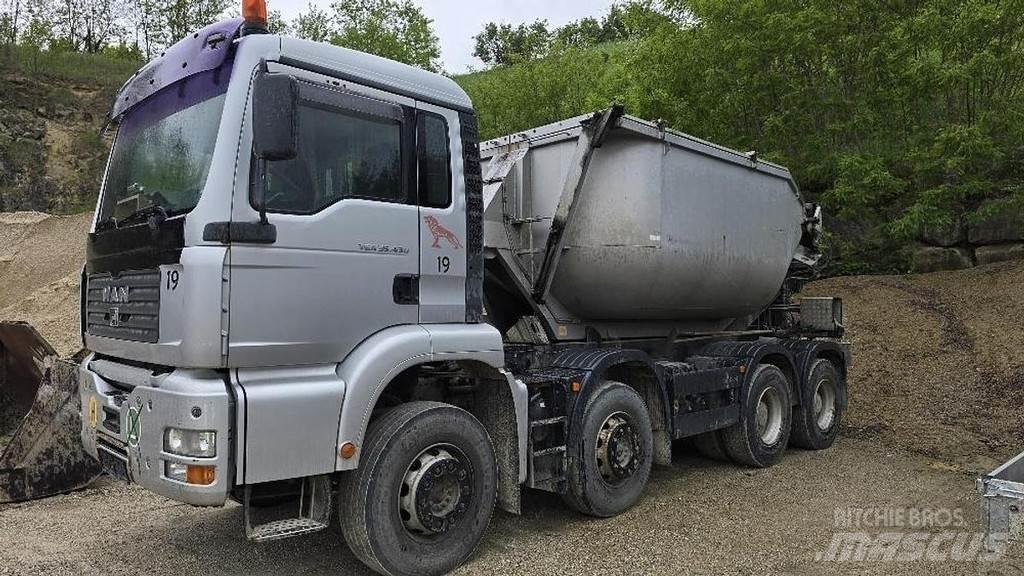 MAN TGA 35.430 8x4 شاحنات قلابة