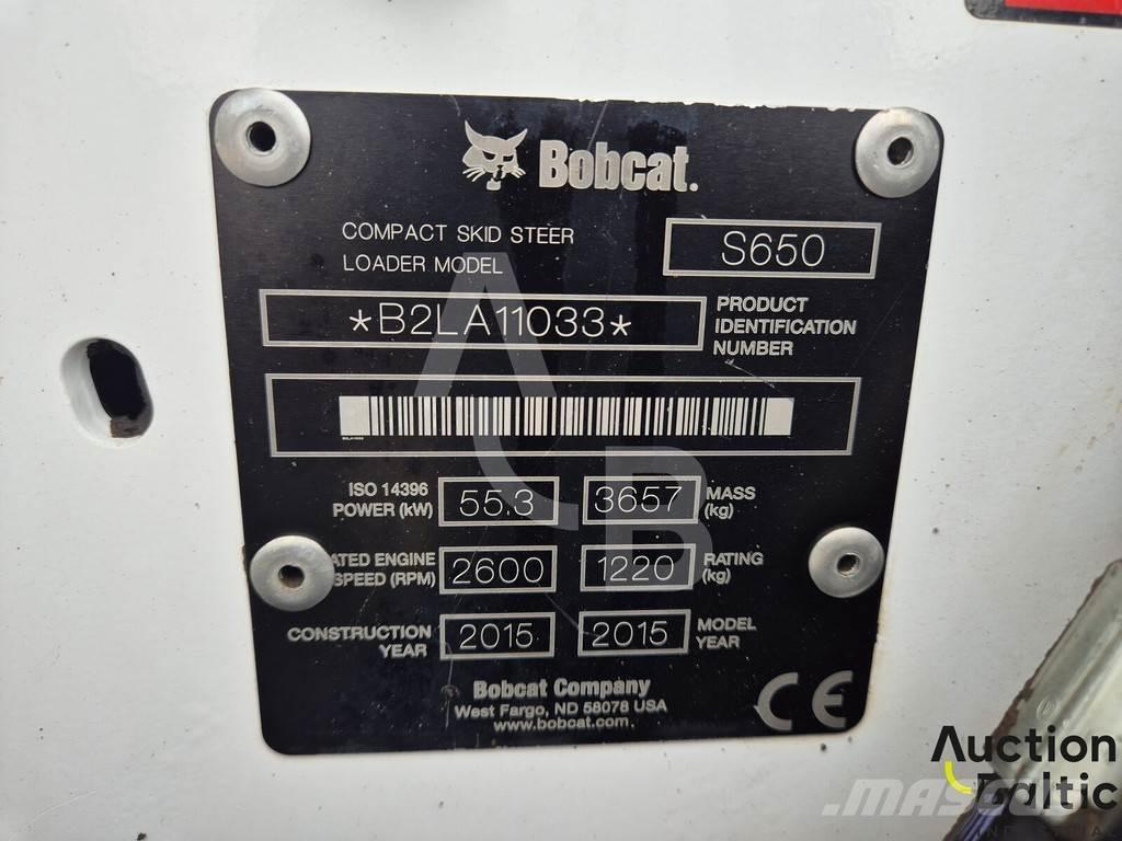 Bobcat S 650 لوادر انزلاقية التوجيه