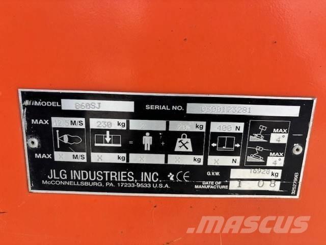 JLG 860 SJ رافعات سلة تلسكوبية