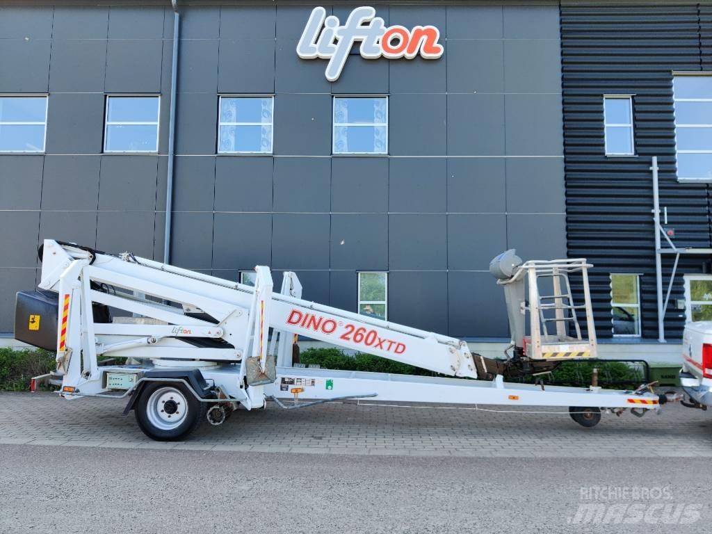Dino 260 XTD Skylift المنصات الهوائية المثبتة على مقطورة